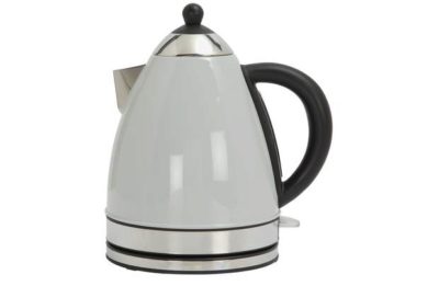 Colourmatch Stainless Steel Dove Grey Jug Kettle